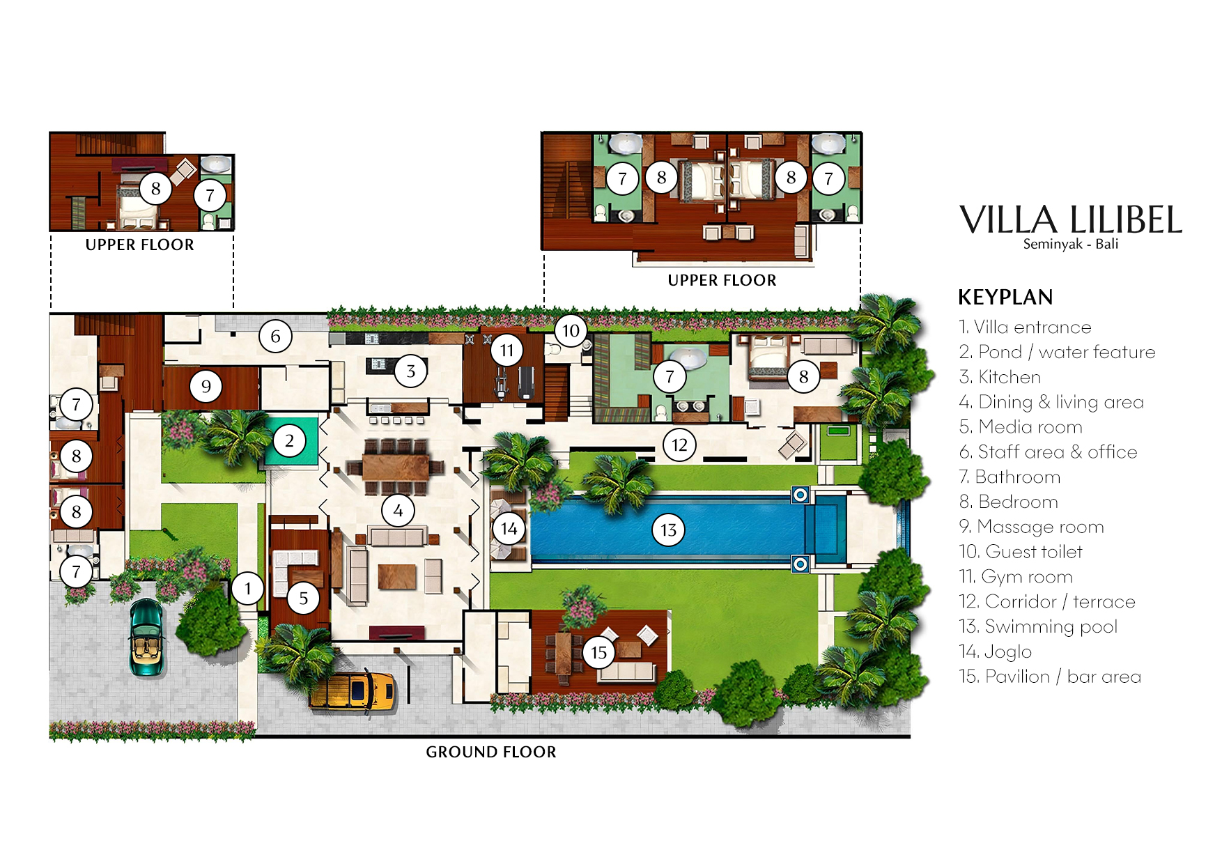 Villa Lilibel Floorplan